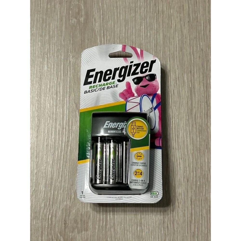 Energizer NIB Recharge Basic/DE Charger for AA & AAA Rechargeable Batteries